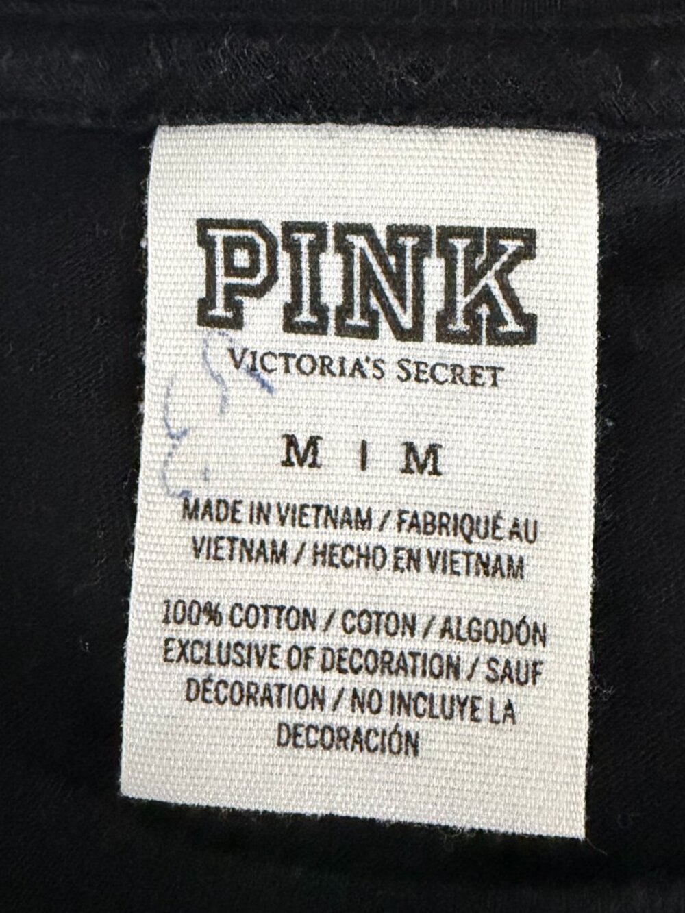 Victoria's Secret PINK Long Sleeve Holiday Bling Campus Tee - Picture 4 of 10